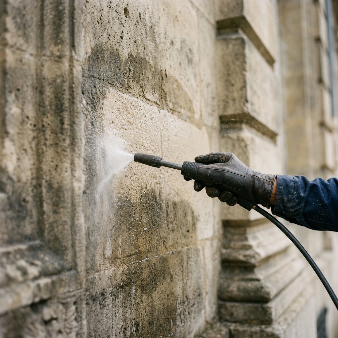 Nettoyage et ravalement façade — Artisan Couvreur DF Fargeas, Gond-Pontouvre